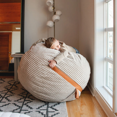 Fuf 4Ft Foam Bean Bag-foam filled-Parc Decor