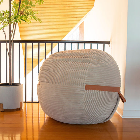 Fuf 4Ft Foam Bean Bag-foam filled-Parc Decor