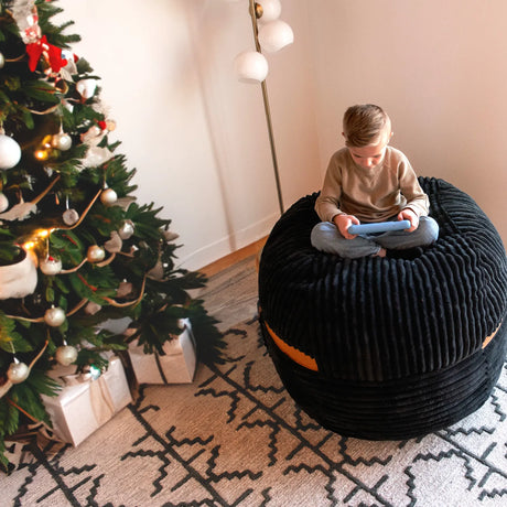 Fuf 4Ft Foam Bean Bag-foam filled-Parc Decor