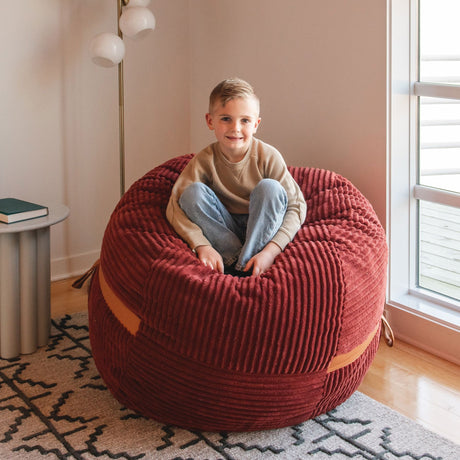 Fuf 4Ft Foam Bean Bag-foam filled-Parc Decor