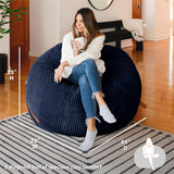 Fuf® 5Ft Foam Bean Bag