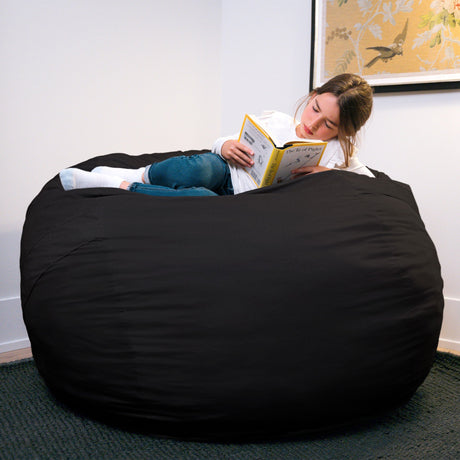 Fuf 5Ft Foam Bean Bag-foam filled-Parc Decor