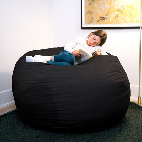 Fuf 5Ft Foam Bean Bag-foam filled-Parc Decor