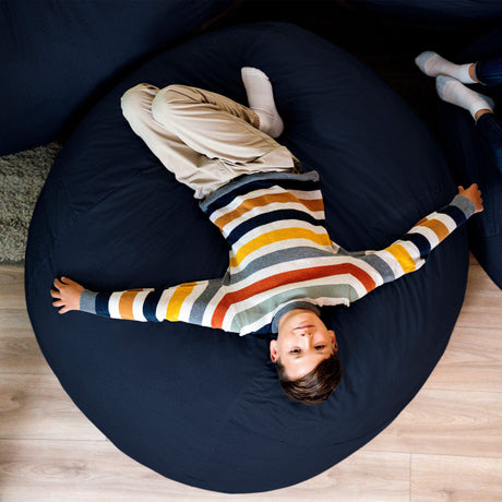 Fuf 5Ft Foam Bean Bag-foam filled-Parc Decor