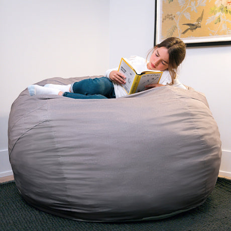 Fuf 5Ft Foam Bean Bag-foam filled-Parc Decor