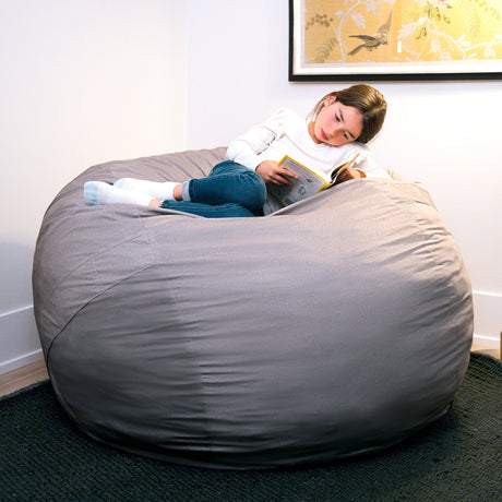 Fuf 5Ft Foam Bean Bag-foam filled-Parc Decor