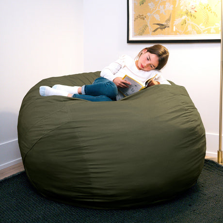 Fuf 5Ft Foam Bean Bag-foam filled-Parc Decor