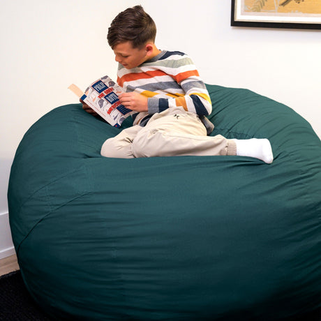 Fuf 5Ft Foam Bean Bag-foam filled-Parc Decor
