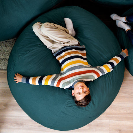 Fuf 5Ft Foam Bean Bag-foam filled-Parc Decor