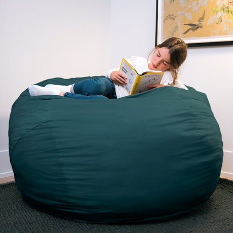 Fuf 5Ft Foam Bean Bag-foam filled-Parc Decor