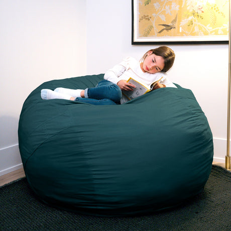 Fuf 5Ft Foam Bean Bag-foam filled-Parc Decor