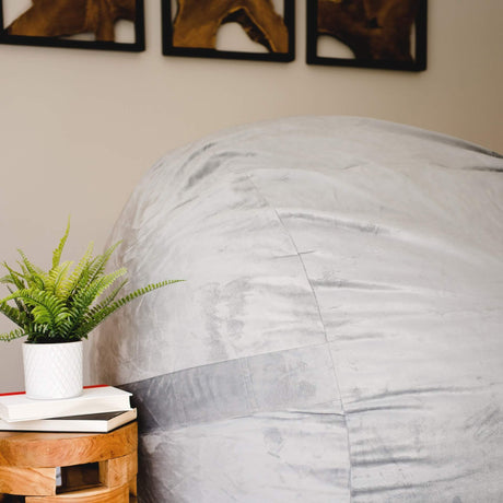 Fuf 5Ft Foam Bean Bag-foam filled-Parc Decor