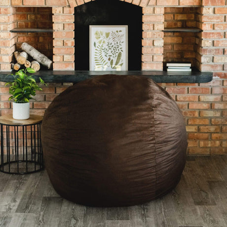 Fuf 5Ft Foam Bean Bag-foam filled-Parc Decor