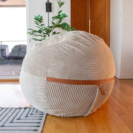 Fuf 5Ft Foam Bean Bag-foam filled-Parc Decor