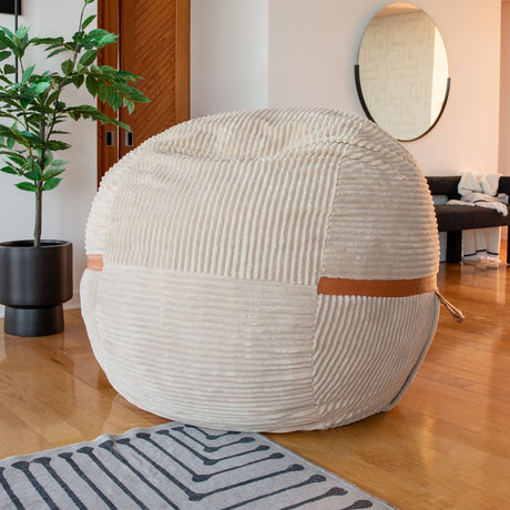 Fuf 5Ft Foam Bean Bag-foam filled-Parc Decor