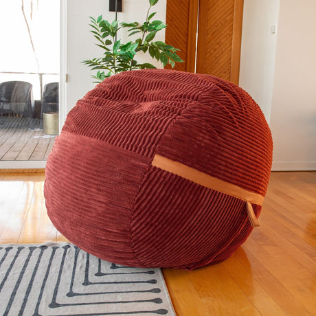 Fuf 5Ft Foam Bean Bag-foam filled-Parc Decor