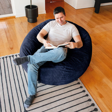 Fuf 5Ft Foam Bean Bag-foam filled-Parc Decor