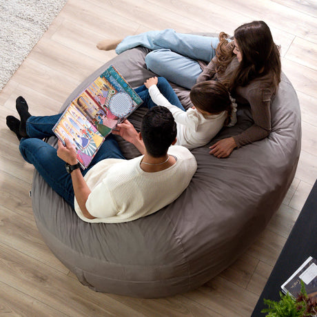 Fuf 6.5Ft Foam Bean Bag-foam filled-Parc Decor