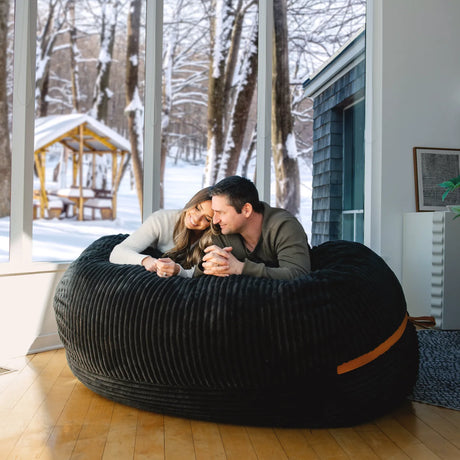Fuf 6.5Ft Foam Bean Bag-foam filled-Parc Decor
