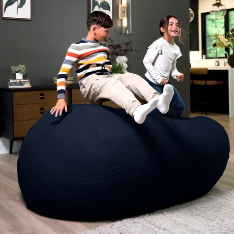 Fuf 6.5Ft Foam Bean Bag-foam filled-Parc Decor