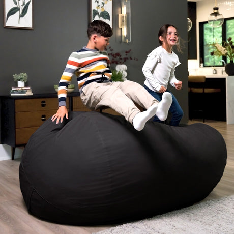 Fuf 6.5Ft Foam Bean Bag-foam filled-Parc Decor