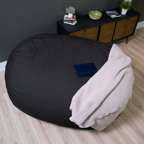 Fuf 6.5Ft Foam Bean Bag-foam filled-Parc Decor