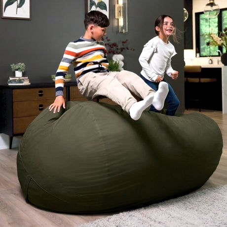 Fuf 6.5Ft Foam Bean Bag-foam filled-Parc Decor