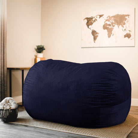 Fuf 6.5Ft Foam Bean Bag-foam filled-Parc Decor