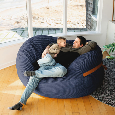 Fuf 6.5Ft Foam Bean Bag-foam filled-Parc Decor