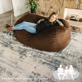 Fuf® 6Ft Foam Bean Bag Lounger