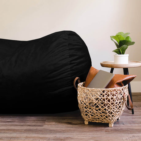 Fuf 6Ft Foam Bean Bag Lounger-foam filled-Parc Decor