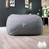 Fuf® 7Ft Foam Bean Bag