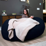 Fuf® 7Ft Foam Bean Bag