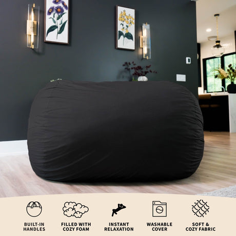 Fuf® 7Ft Foam Bean Bag