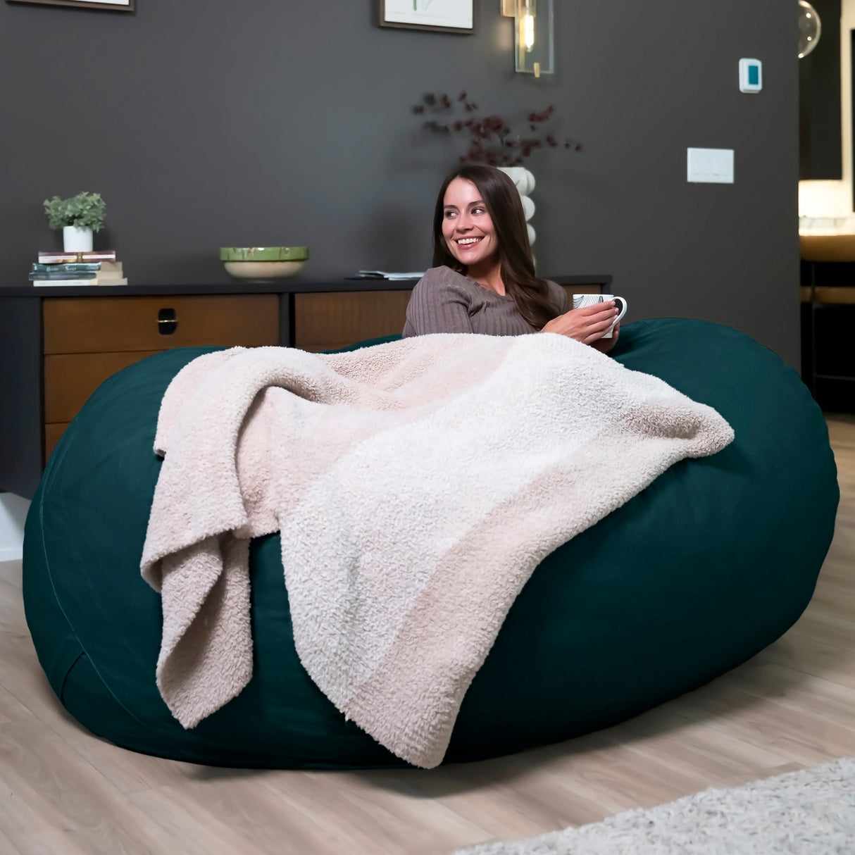 Fuf® 7Ft Foam Bean Bag