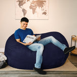 Fuf® 7Ft Foam Bean Bag