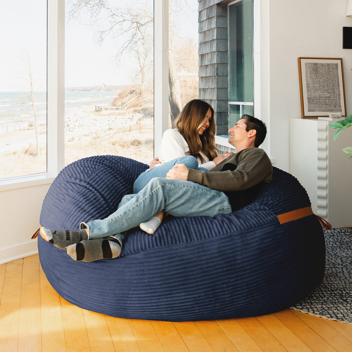 Fuf® 7Ft Foam Bean Bag