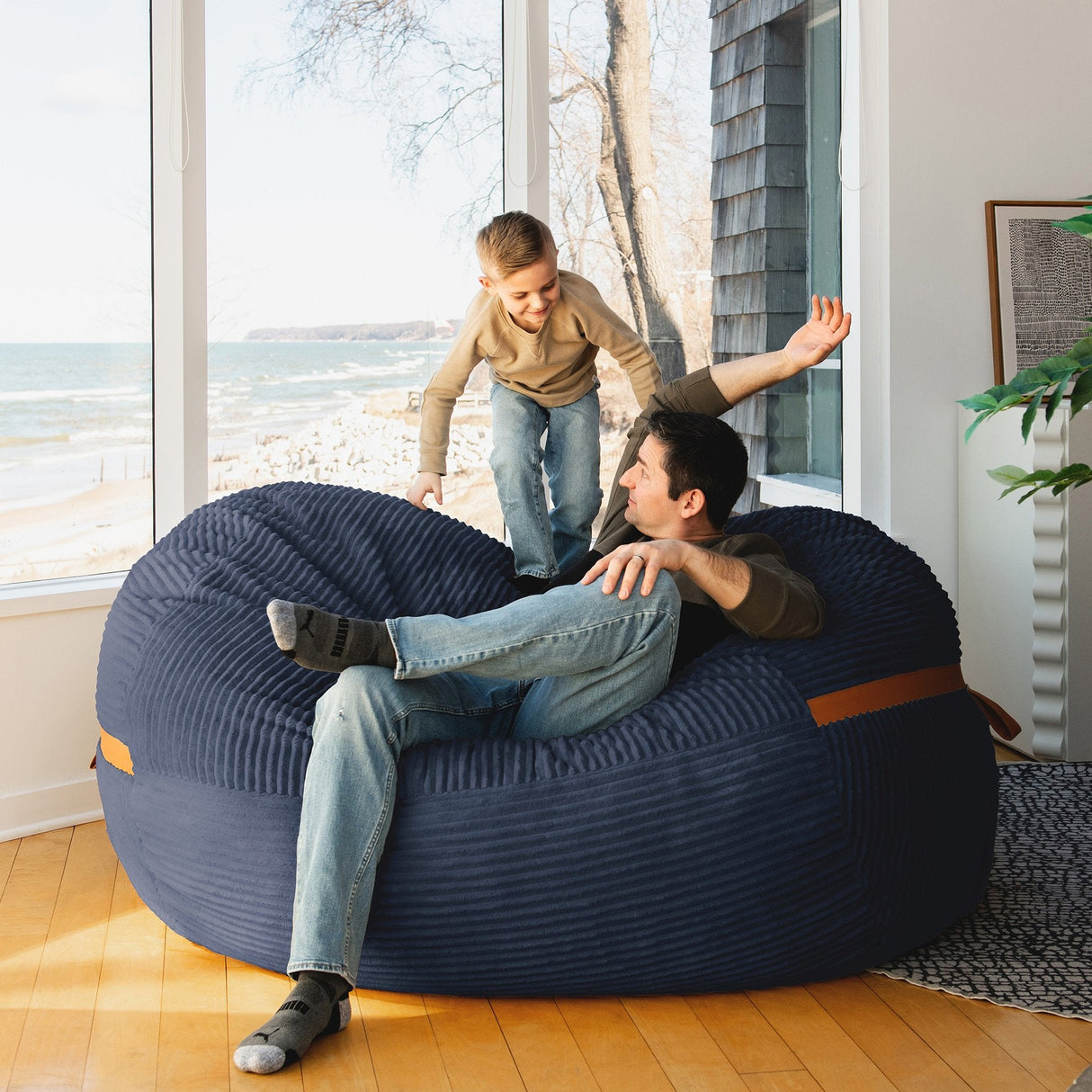 Fuf® 7Ft Foam Bean Bag