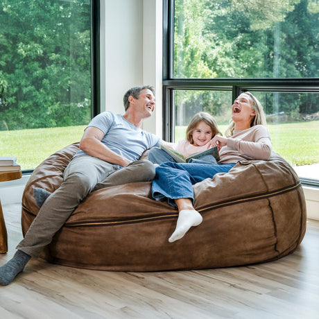 Fuf® 7Ft Foam Bean Bag