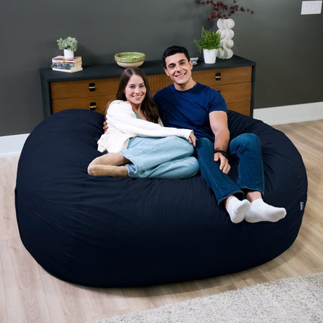 Fuf 7Ft Oversized Foam Bean Bag-foam filled-Parc Decor