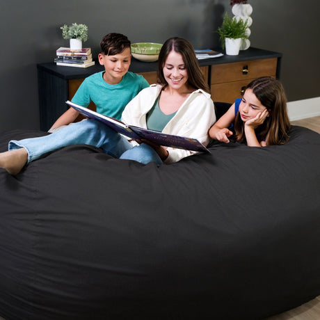 Fuf 7Ft Oversized Foam Bean Bag-foam filled-Parc Decor