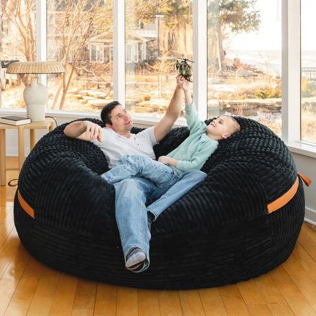 Fuf 7Ft Oversized Foam Bean Bag-foam filled-Parc Decor