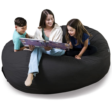 Fuf 7Ft Oversized Foam Bean Bag-foam filled-Parc Decor