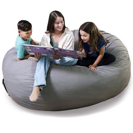 Fuf 7Ft Oversized Foam Bean Bag-foam filled-Parc Decor