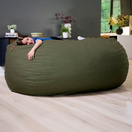 Fuf 7Ft Oversized Foam Bean Bag-foam filled-Parc Decor