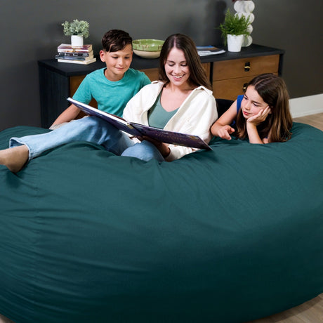 Fuf 7Ft Oversized Foam Bean Bag-foam filled-Parc Decor