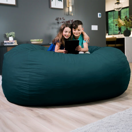 Fuf 7Ft Oversized Foam Bean Bag-foam filled-Parc Decor