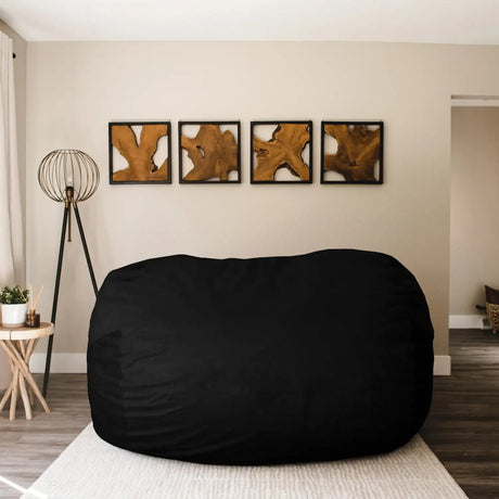 Fuf 7Ft Oversized Foam Bean Bag-foam filled-Parc Decor