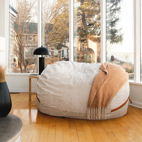 Fuf 7Ft Oversized Foam Bean Bag-foam filled-Parc Decor
