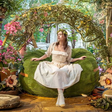 Fuf 7Ft Oversized Foam Bean Bag-foam filled-Parc Decor